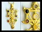 Matte Gold Pewter healingstar
